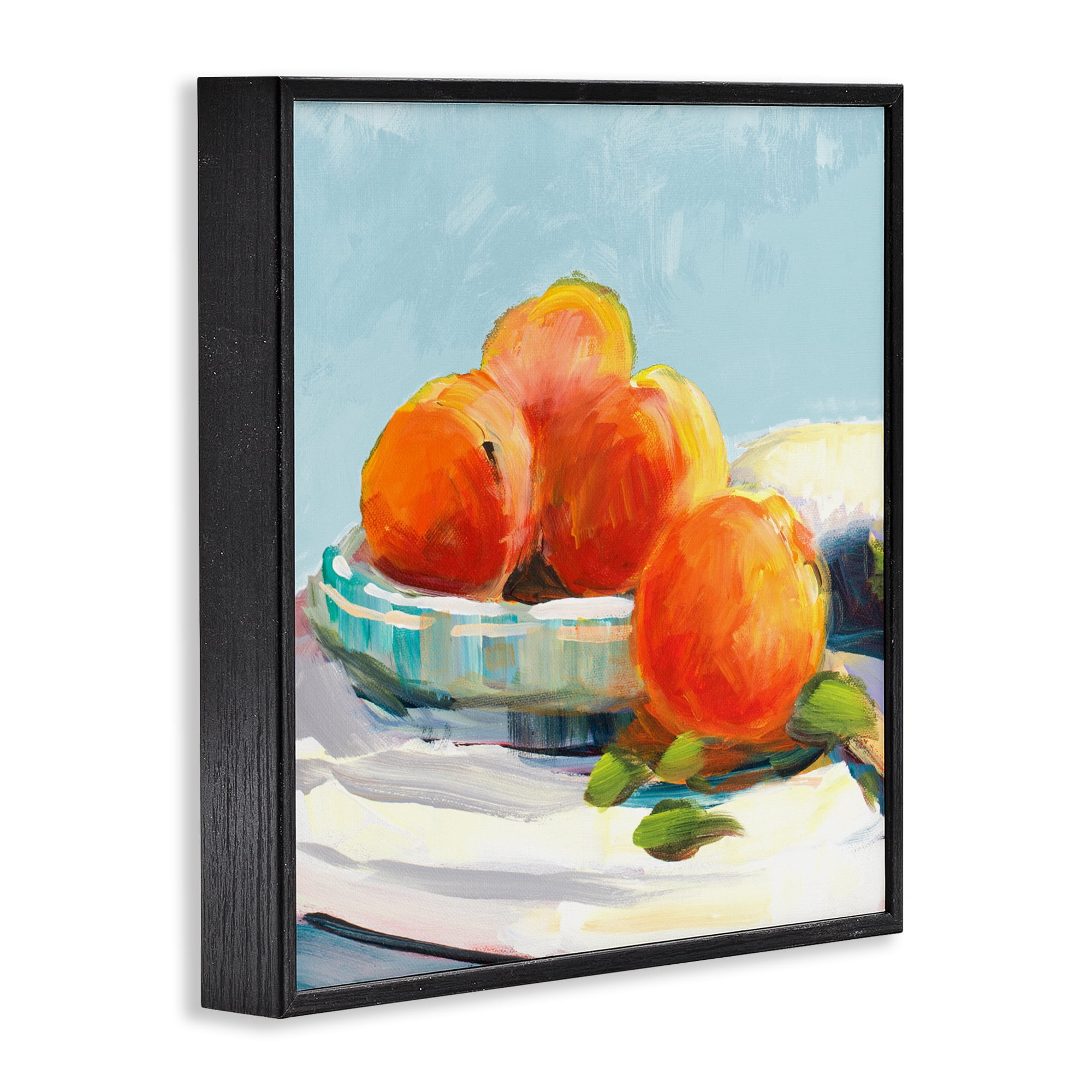 Stupell Industries Citrus Plantation Still Life Black Framed Giclee Art, design by Jane Slivka