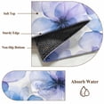 thumbnail image 5 of Blue Purple 5x7 Area Rugs for Living Room, Flowers Pansy Watercolor Gradient Plant Petals Non Slip Floor Mat Washable Low-Profile Indoor Carpet for Bedroom, Dining Room, Bathroom, 5 of 9