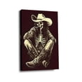 thumbnail image 6 of “Skeleton Cowboy with Coffee Cup” Western Gothic Canvas Wall Art Ready to Hang for Living Room and Bedroom, 6 of 8