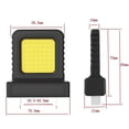thumbnail image 3 of High Brightness floodlight - for All Power Tool Batteries,2025 New Upgrade Work Light,2000 Lumen Magnetic Flashlight,Portable Floodlight Compatible with 20V Tools,Job Site LED Worklight for Outdoor, 3 of 8