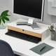 thumbnail image 5 of Base Monitor con Cajón ProudCo Madera Soporte para Monitor 2 Niveles Blanco y Madera Natural, 5 of 5