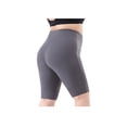 thumbnail image 5 of 2 Pack Biker Yoga Shorts with Pockets for Women,High Waisted Athletic Running Workout Gym Shorts Black+Gray, 5 of 8