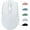 White, variant on Bluetooth Mouse,Rechargeable Wireless Mouse for Laptop/iPad/MacBook Pro/Air, Silent Mouse Portable Slim for Surface Pro/PC/Lenovo/Samsung Tablet