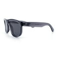 thumbnail image 6 of Gentlemanly Oversized Curved Top Racer Plastic Horned Retro Sunglasses Slate - Black, 6 of 7