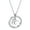 C, variant on Initial Necklace for Women Stainless Steel A to Z Letter Pendant Charm with Chain Silver J