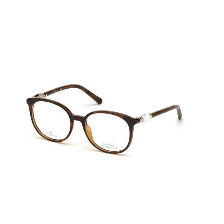 Swarovski SK5310 052 Women's Dark Havana Round Frame Eyeglasses