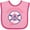 Pink and Fuchsia, variant on Inktastic Nautical Little Sister Girls Baby Bib