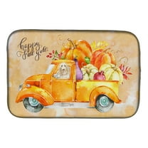 Fall Harvest Spinone Italiano Dish Drying Mat
