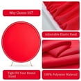 thumbnail image 4 of Polyester Round Covers for Wedding Party Decoration Elastic Bands Backdrop Covers Photography Studio Background, 4 of 8