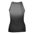 thumbnail image 5 of Womens Tank Tops High Neck Sleeveless Ribbed Tank Casual Basic Thick Strap Slim Fitted Racerback Shirts 2026 Gray XL, 5 of 5