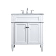 thumbnail image 4 of Elegant Lighting Vf12530 Park Avenue 30" Free Standing Single Basin Vanity Set - Wood, 4 of 7