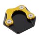 thumbnail image 2 of 4x Placa de almohadilla para caballete lateral de motocicleta reemplaza un soporte duradero de alto rendimiento Oro, 2 of 5