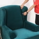 thumbnail image 5 of Funda de muebles con súper elástica, elegante funda de poliéster para asiento de sillón, muebles, decoración para hogar, antideslizante, lavable Verde brillante, 5 of 9