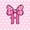 Pink H, variant on meiyoeat Polka Dot Letter Monogram Full Size Comforter Sets For Girls,Cute Coquette Bow Bedding Comforter Set,Pink Reversible,3-Piece,1 Comforter and 2 Pillowcases
