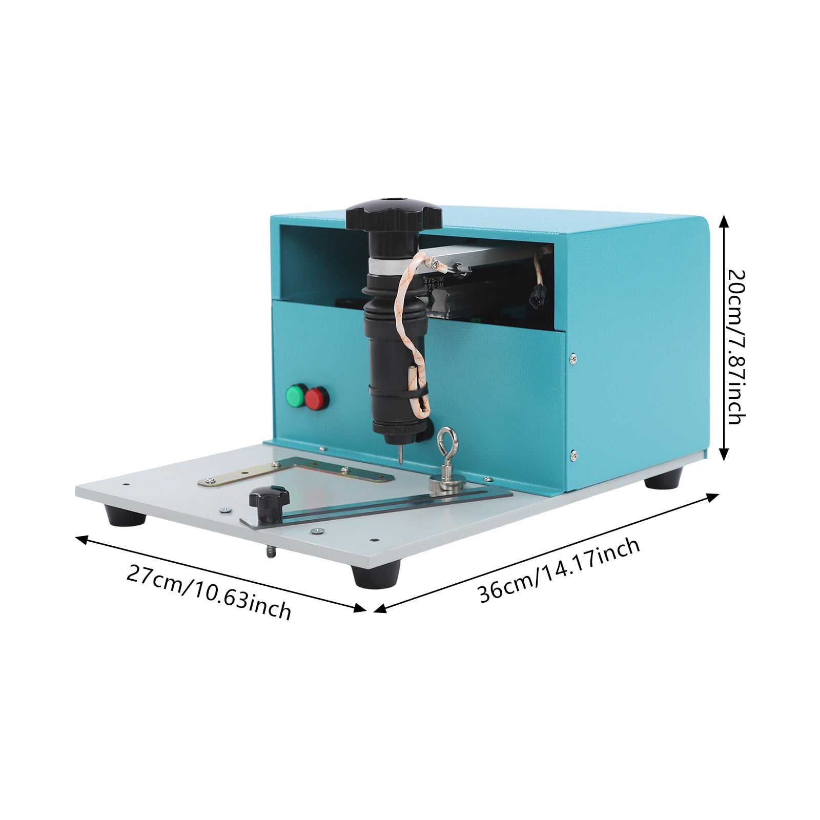 Electric Marking Machine, Desktop Marking Engraving Machine, Industrial Electric Metal Plate Marking Machine for Equipment, Valves, Signs, 110V