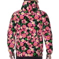 thumbnail image 7 of Lsque Trendy Floral Pattern Casual Men's Hoodie,Hooded Sweatshirt with Kangaroo Pocket,Pullover Hoodie-Small, 7 of 7