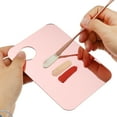 thumbnail image 3 of Unique Bargains 1 Set Acrylic Cosmetic Makeup Palette Foundation Blending Tool Cosmetic Makeup Palette for Mix Pink, 3 of 7