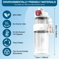 thumbnail image 2 of 27 oz Sports Water Bottle with Straw and Spout Lid, Leakproof BPA Free Toxic Free Plastic Sports Bottle for Gym, Hiking, School, Travel,Multiple Occasions, 2 of 7
