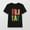Black, variant on FamilyThread Toddler Boys Girls Short Sleeve T Shirts Kids Summer Colorful Tops Letter Printed Crewneck Tees Fashion Tops Casual Tees For 1-9Y
