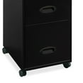 thumbnail image 2 of Lorell Hirsh 18"D 3 Drawer Mobile Metal File Cabinet with Pencil Drawer in Black, 2 of 4