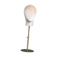 thumbnail image 3 of Professional Height Adjustable Mannequin Head Model with Metal Base Stand Holder Skin Color, 3 of 8