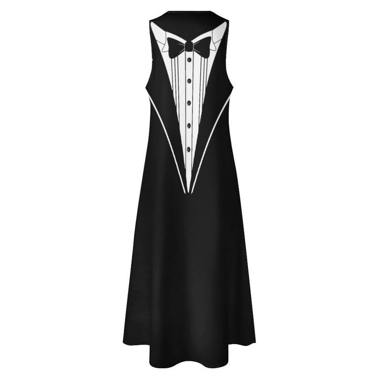 Tuxedo Long Dress evening dress ladies women long dresses Dress -  Walmart.com