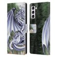 thumbnail image 1 of Head Case Designs Officially Licensed Ruth Thompson Dragons Quicksilver Leather Book Wallet Case Cover Compatible with Samsung Galaxy S21+ 5G, 1 of 6