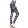 thumbnail image 4 of Yoga Style Banded Lined Tie Dye Printed Knit Legging With High Waist - Multi, 4 of 4