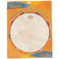 Remo Fiberskyn Tambourine (10", Quadura Deep Red, Single Row)