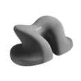 thumbnail image 3 of Almohadas para la siesta en el escritorio con soporte para la cara, cojín suave para el cuello, cojín para la cabeza, reposacabezas, almohada de viaje gris oscuro, 3 of 9