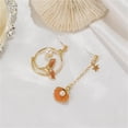 thumbnail image 2 of Xihbxyly Pendientes de Sirena Asimétricos Pendientes de Gota de Aceite de Color Personalizados Pendientes de Perla, 2 of 3