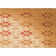 thumbnail image 1 of Ahgly Company Indoor Rectangle Patterned Yellow Orange Area Rugs, 2' x 4', 1 of 6
