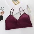 thumbnail image 2 of Padded Bralettes for Women, 6 Pcs Sports Bras for Women Pack, V Neck Cami Bando, 2 of 2