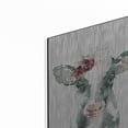 thumbnail image 2 of Luxe Metal Art 'Floral Cow' by Katrina Pete, Metal Wall Art, 12"x16", 2 of 9