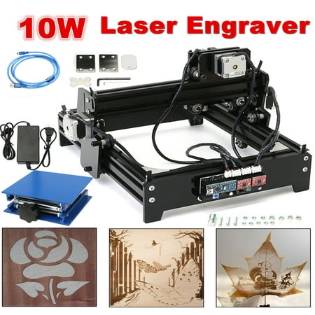 10W CNC DIY Desktop USB Laser Engraver Marking Engraving Machine For Metal Stone Wood Printer (Best Metal Cnc Machine)