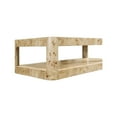 thumbnail image 5 of Meridian Furniture Reeves Burl Coffee Table, 5 of 7