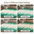 thumbnail image 7 of ODIKA Cream Ombre Geometric Gradient Bold Zigzag Bands Stripes Border for Living Room, Under Sectional, Family , Non-Slip Flatwoven, 7 of 7