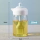 thumbnail image 3 of Botella dispensadora de aceite de oliva, cepillo de silicona, cocina, botella de plástico para aceite y vinagre de 230ml, 3 of 5