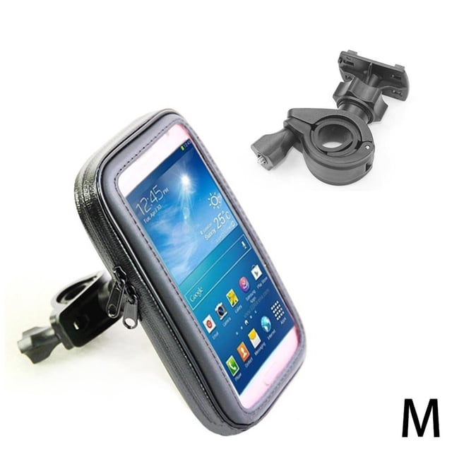 yingyy Riding Phone Waterproof Bag with Headphone Hole for Motorcycle Bike Handlebar No.1
