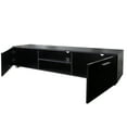 thumbnail image 6 of Zechuan TV Stand with 2 Storage Cabinets for TVs up to 70", Black, 6 of 8