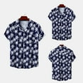 thumbnail image 4 of Njoeus Gym Tops Big & Tall Tops Men's Shirt Palm Tree Hawaiian Shirts Floral Print Button Up T-Shirt Fashion Summer Beach Casual Tops Short Sleeve Dress Shirt Blouse Men's Tank Tops, 4 of 7