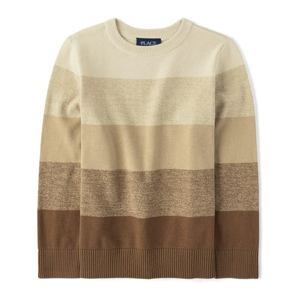 Jersey The Children's Place para niños, color canela, 100% algodón