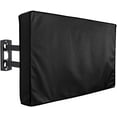 thumbnail image 1 of Outdoor Waterproof TV Cover 36-38" Universal Weatherproof Dustproof Black Flat Screen Cover with Remote Control Pocket, 1 of 5
