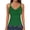 Dark Green^0324V&04, variant on Ribbed Tank Top Women Sleeveless Fitted Womens Vneck Tank Tops Stretch Spaghetti Strap Camisole Breathable Workout Basic Undershirt Women Black XXL
