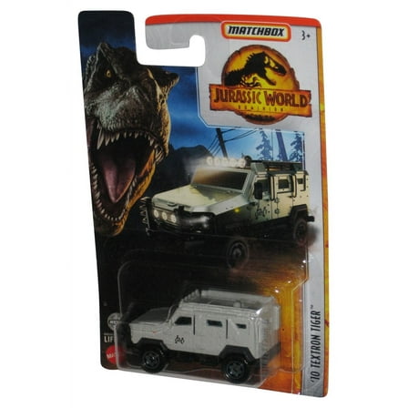 Matchbox Jurassic World Dominion (2022) Grey '10 Textron Tiger Toy Car