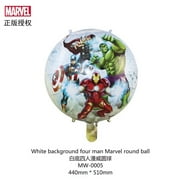 Aluminum film Marvel-themed balloon Spider-Man decorative background arrangement cartoon Captain America Iron Man birthday party