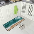 thumbnail image 4 of GZHJMY Ocean Beach Anti Fatigue Kitchen Floor Mat, Sea Beach Non Slip Absorbent Comfort Standing Mat Kitchen Runner Rug for Hallway Entryway Bathroom Living Room Bedroom 39 x 20 Inches, 4 of 6