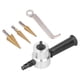 thumbnail image 4 of Accesorio de taladro Cortador de metal, Nibbler de doble cabeza Brocas escalonadas de cobalto, Nibbler de doble cabeza de aluminio Altamente recomendado, 4 of 8