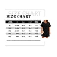 thumbnail image 2 of CASSIE LIZ Women's Plus Size Dress 3X Solid Black V Neck Pocket Dress Flutter Trim Sleeves Dress Casual Loose Fits Dress For Summer 3XL 22W 24W, 2 of 2