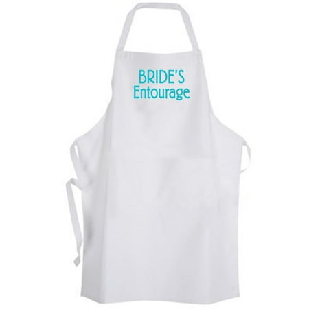 

Aprons365 - Bride s Entourage Blue Turquoise – Apron – Wedding Bachelorette Party
